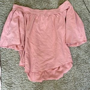 Mauve blouse. (Womens large) (mauve) (great condition)